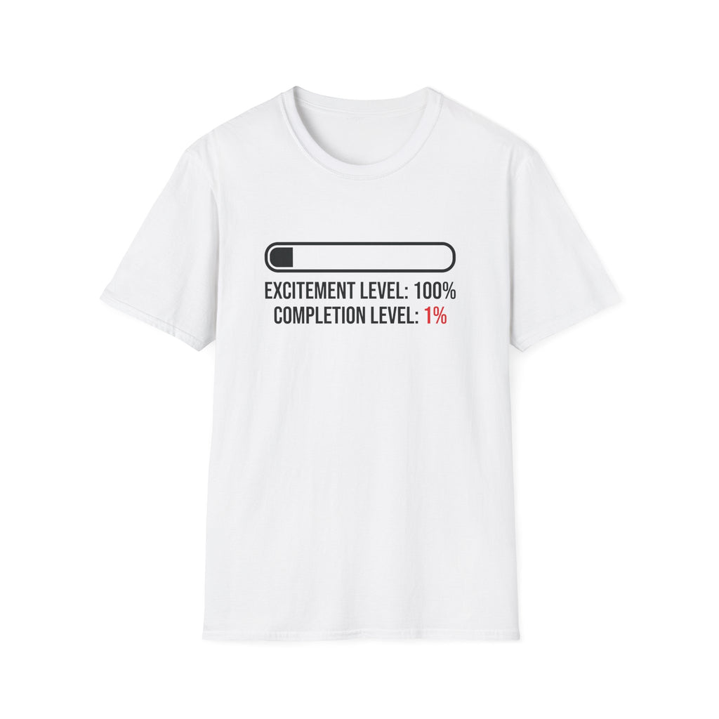 Progress Bar Excitement Level T-Shirt