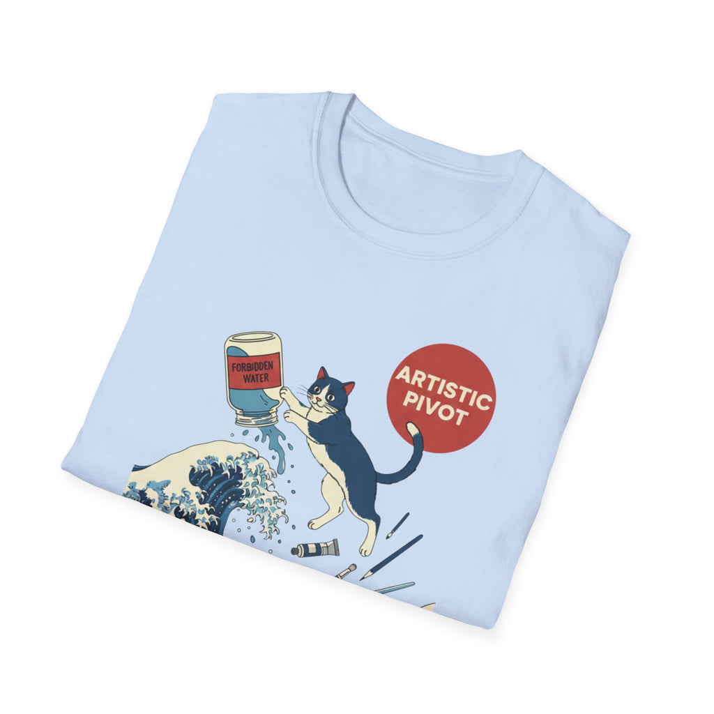 Cat Wave Artistic Pivot T-Shirt
