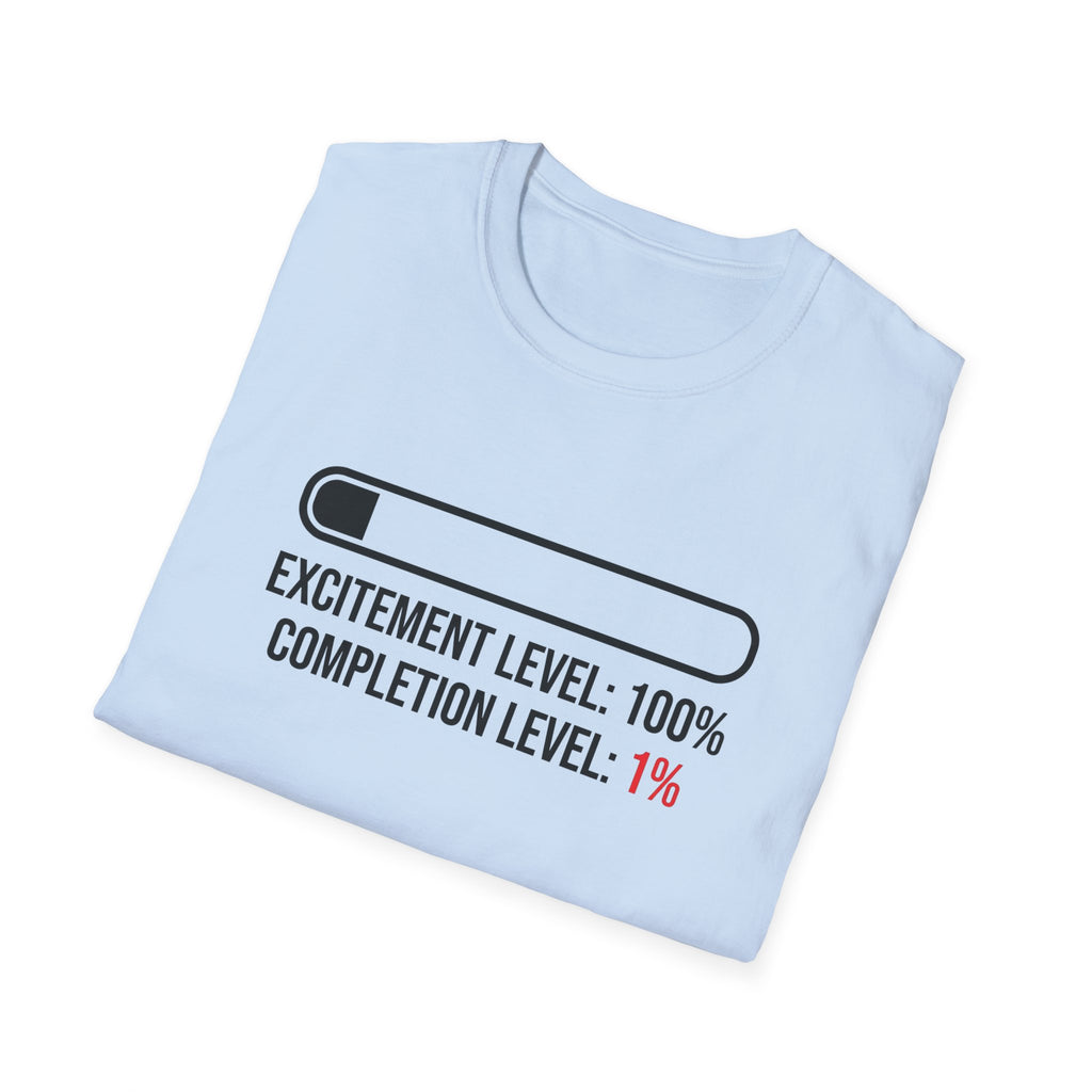 Progress Bar Excitement Level T-Shirt