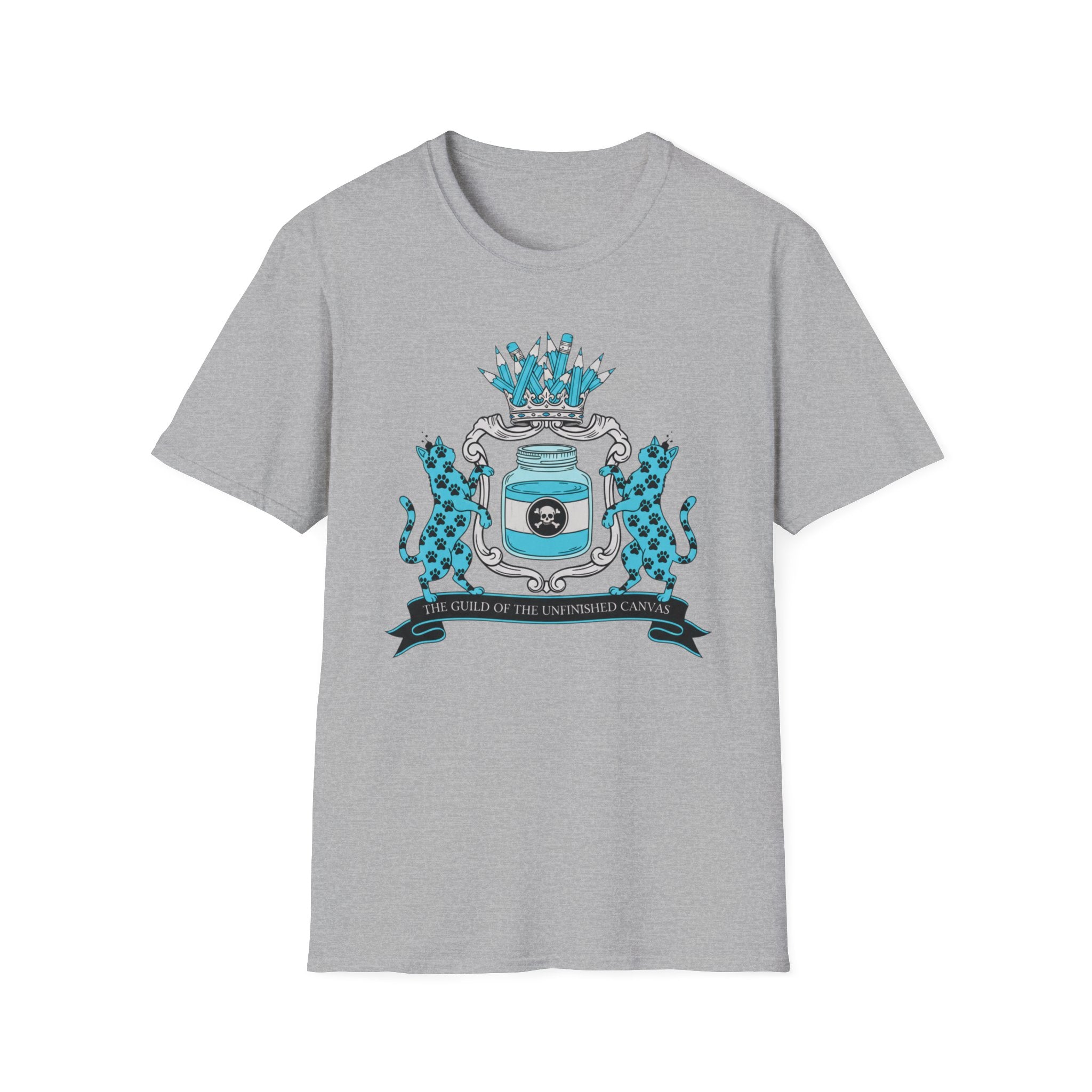 Cats The Guild Of Unfinished Canvas T-Shirt