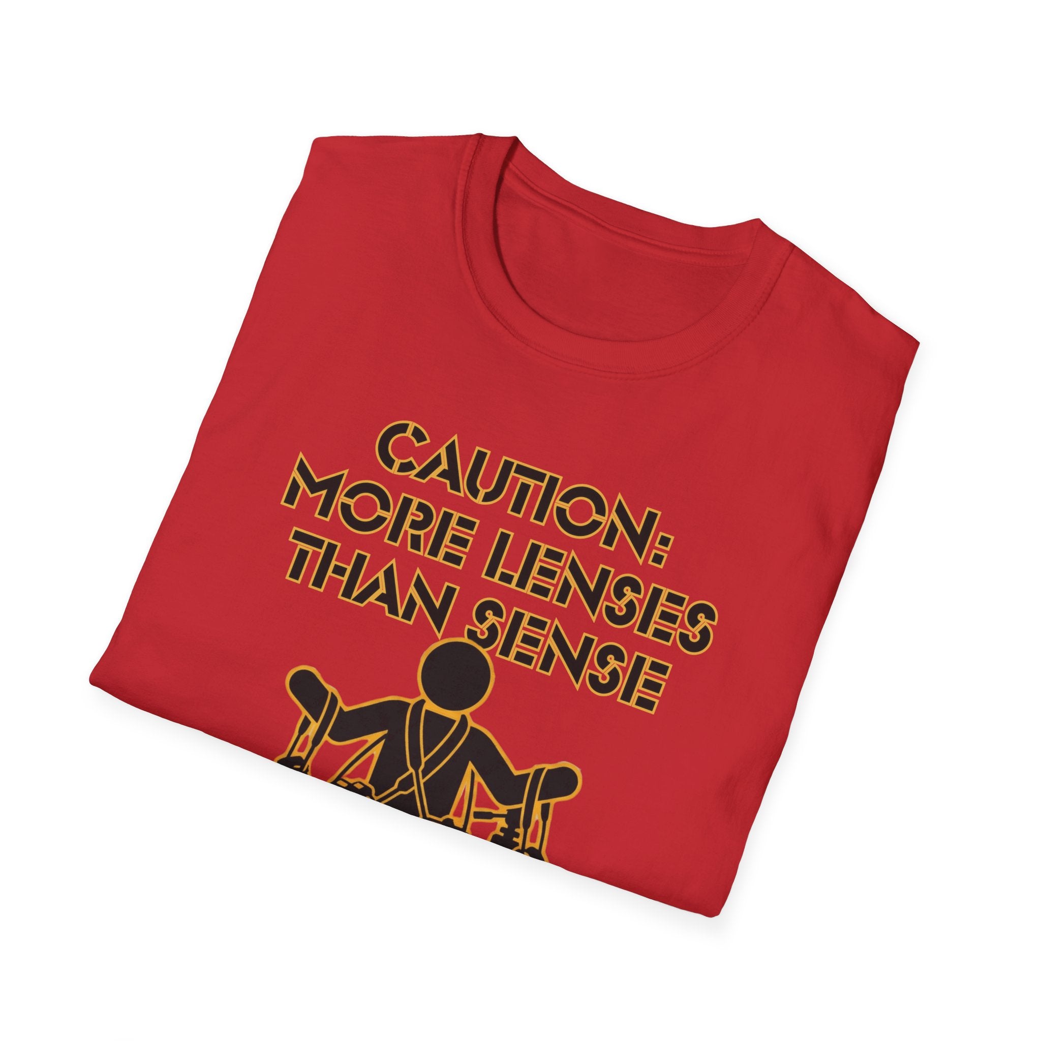Caution More Lenses Than Sense T-Shirt