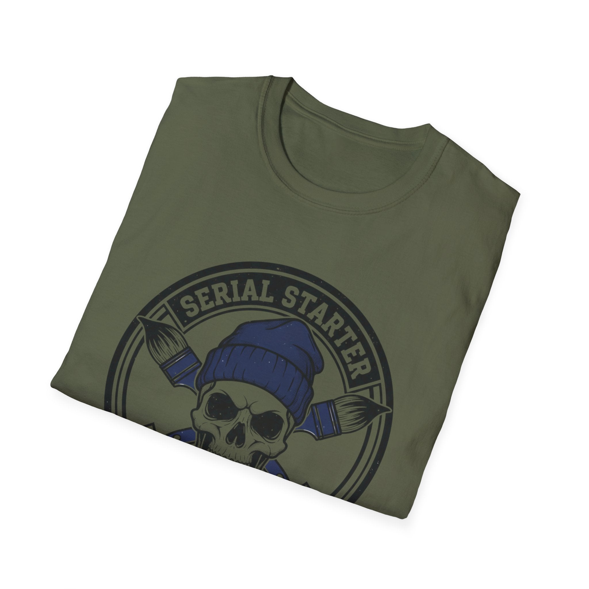 Skull Serial Starter Born To Pivot T-Shirt