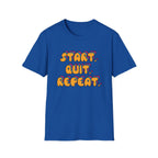 Start Quit Repeat Groovy T-Shirt