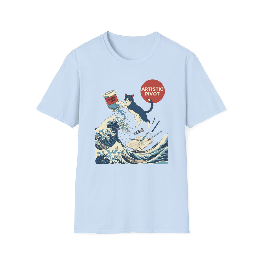 Cat Wave Artistic Pivot T-Shirt