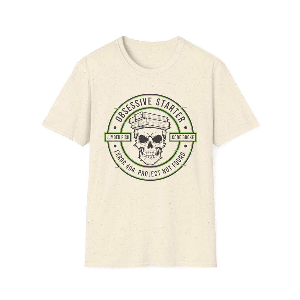 Skull Stamp 404 Project Not Found T-Shirt