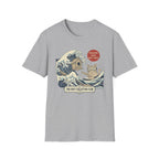 Cat Wave Measure Once Quit Twice T-Shirt