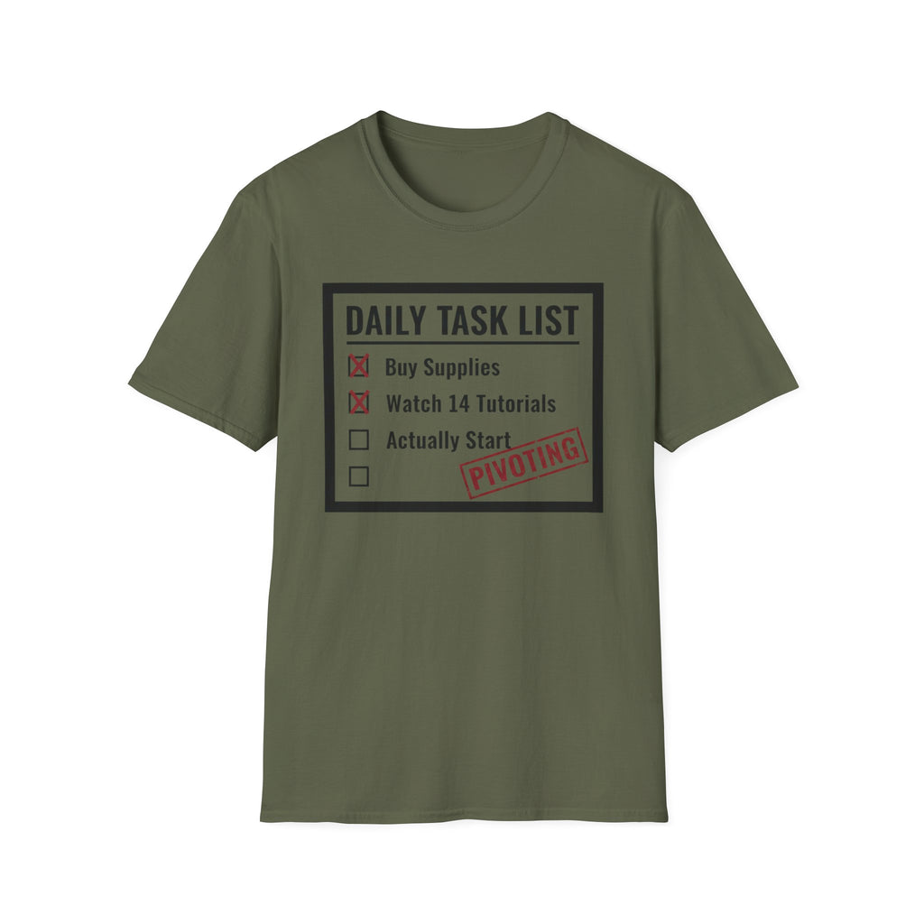 Checklist Daily Task List Pivoting T-Shirt