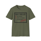 Checklist Daily Task List Pivoting T-Shirt