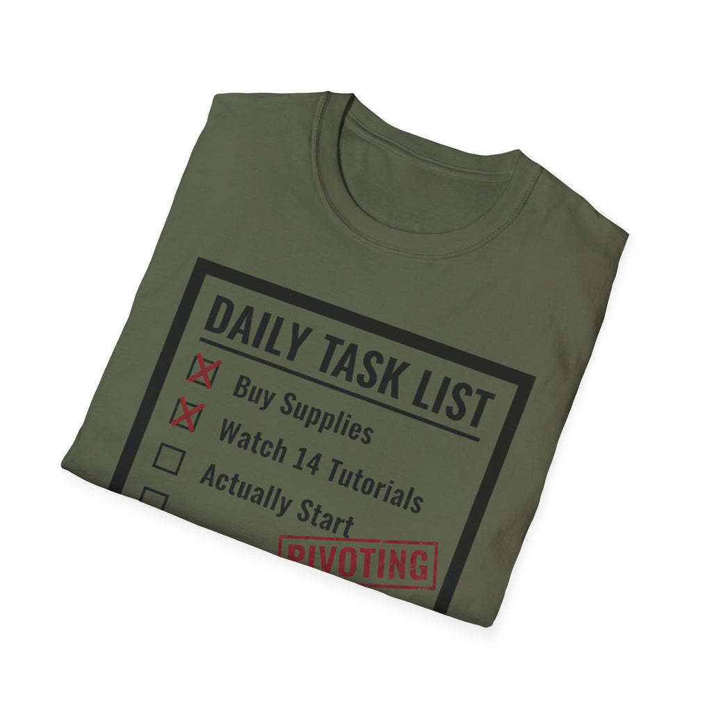 Checklist Daily Task List Pivoting T-Shirt