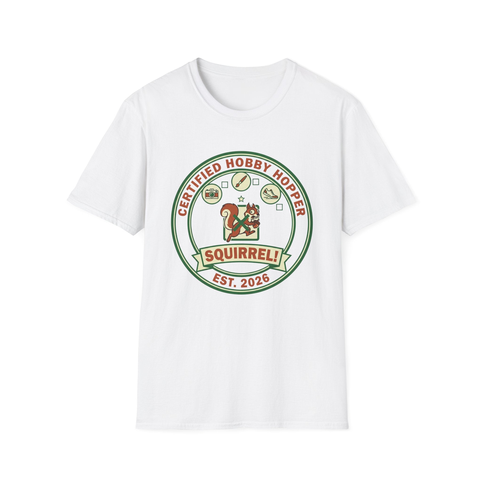 Squirrel Certified Hobby Hopper T-Shirt