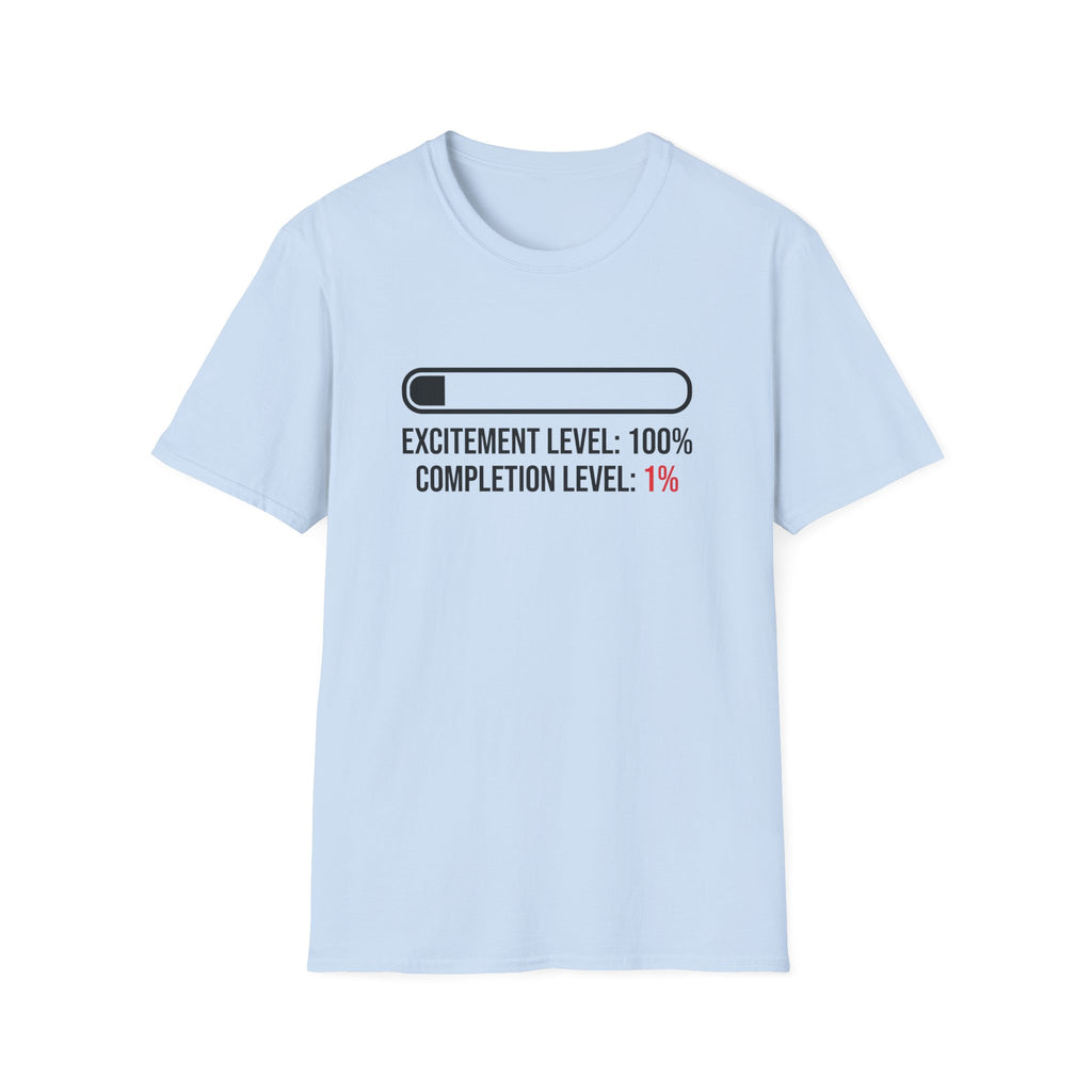 Progress Bar Excitement Level T-Shirt