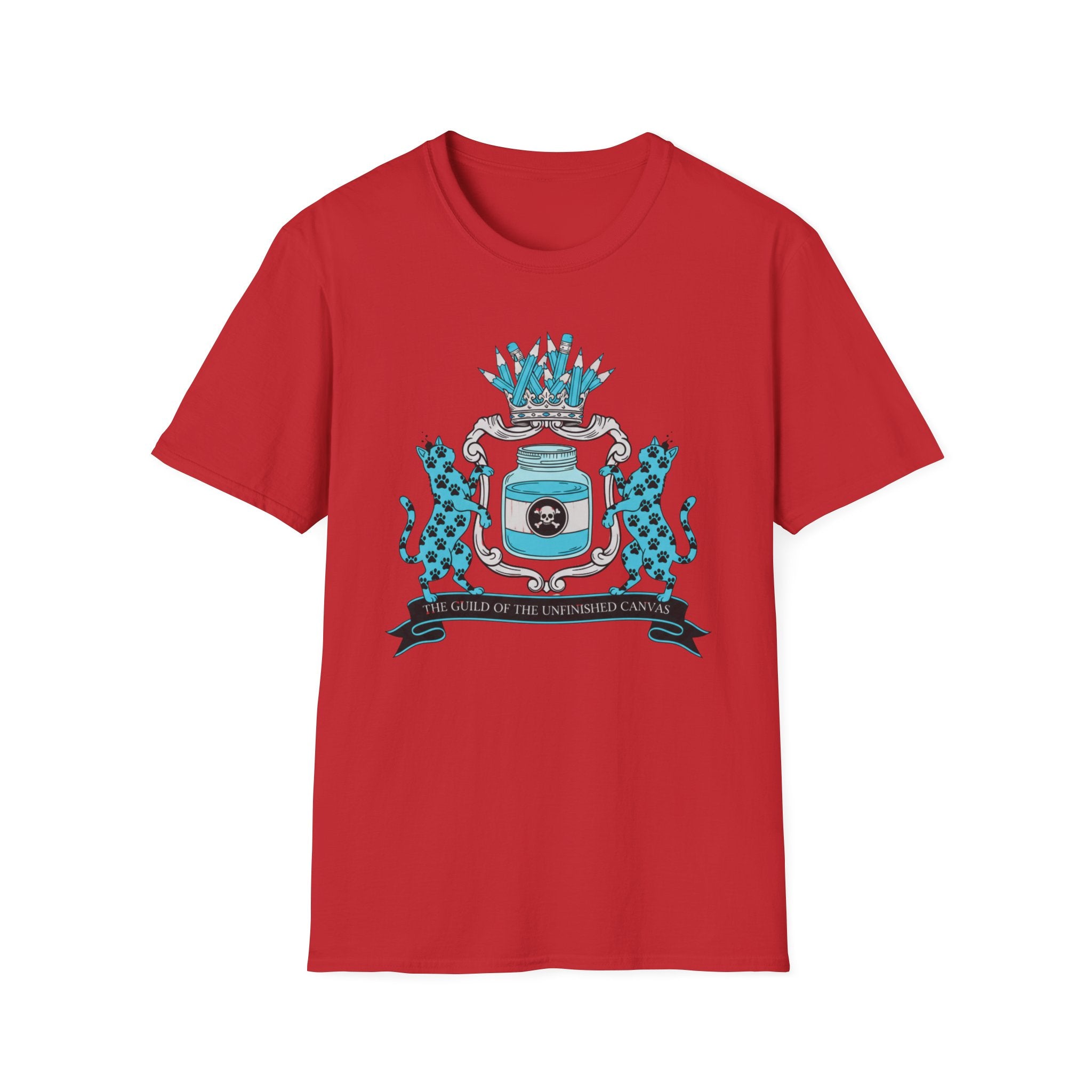 Cats The Guild Of Unfinished Canvas T-Shirt
