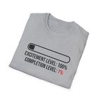 Progress Bar Excitement Level T-Shirt