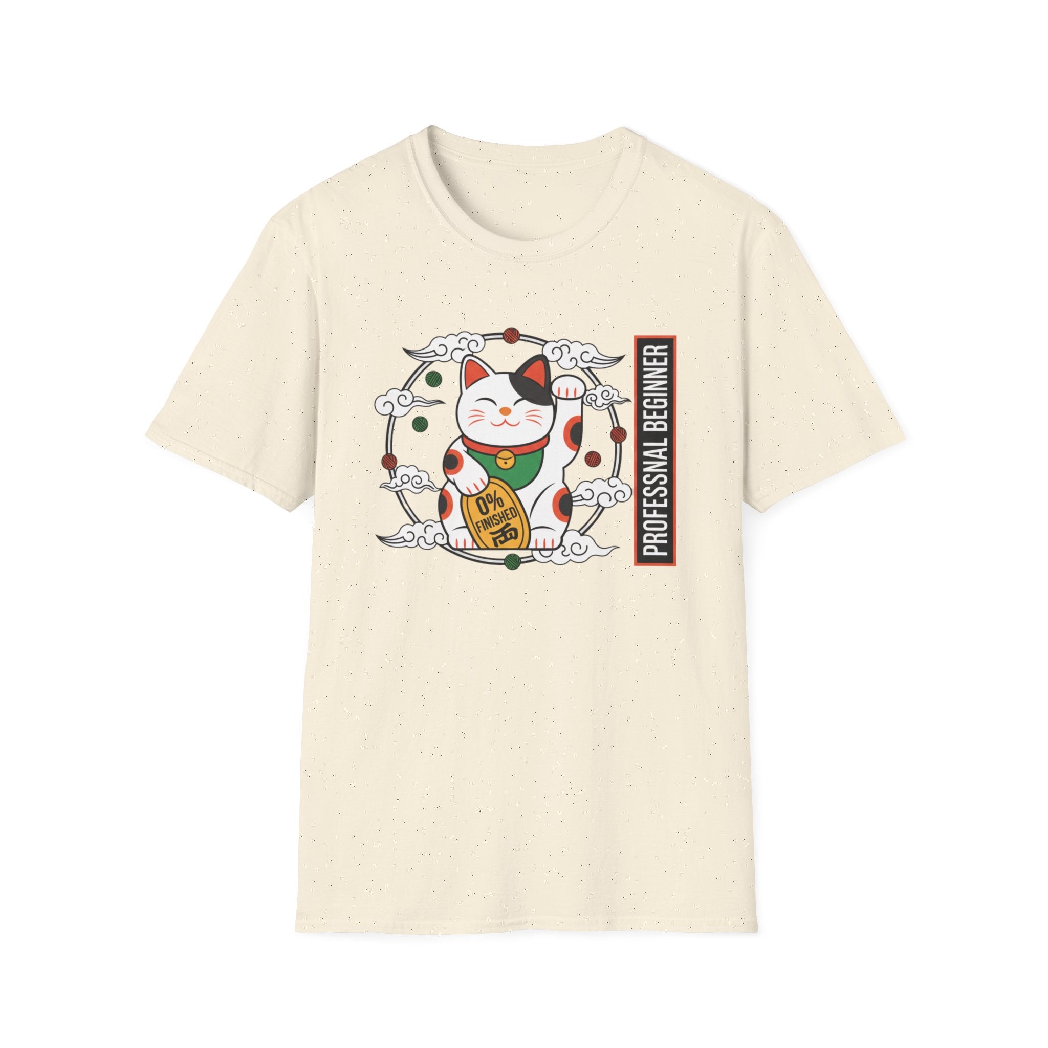 Japanese Cat Professional Beginner T-Shirt