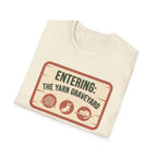 Plaque Entering The Yarn Graveyard T-Shirt
