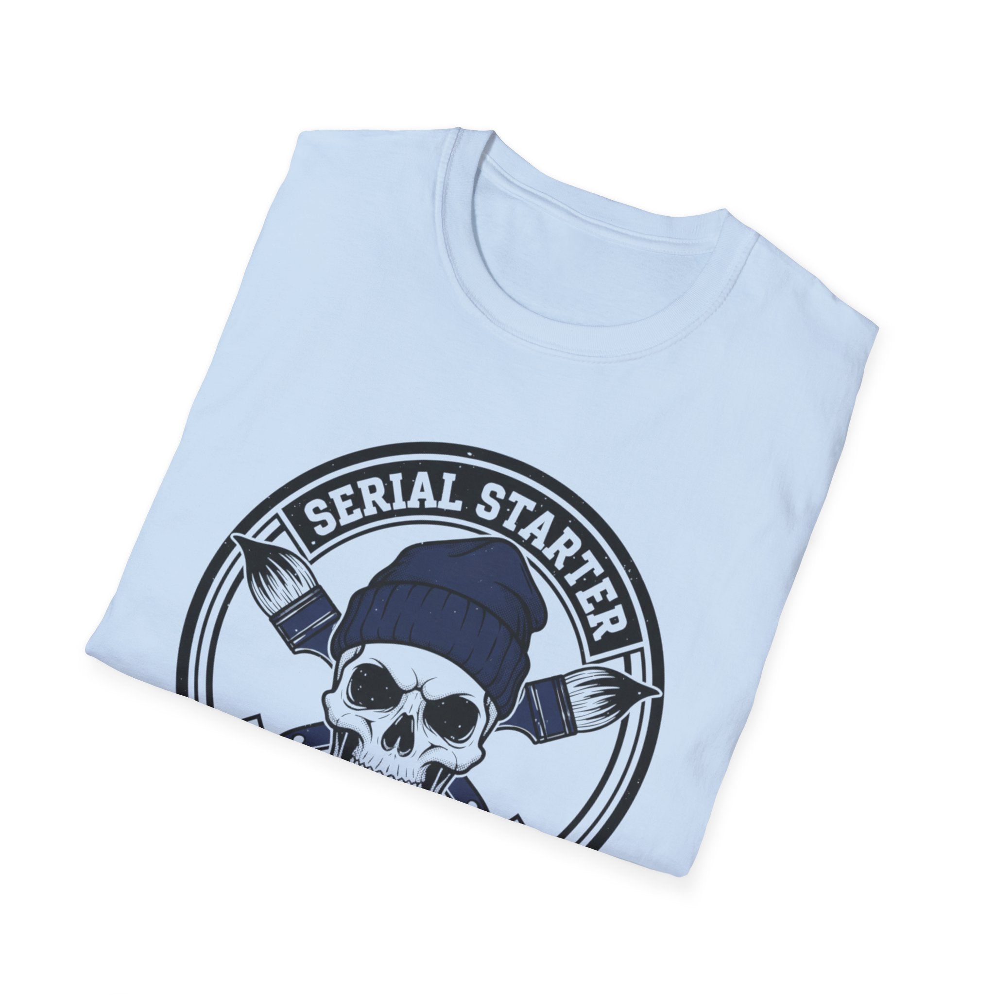 Skull Serial Starter Born To Pivot T-Shirt