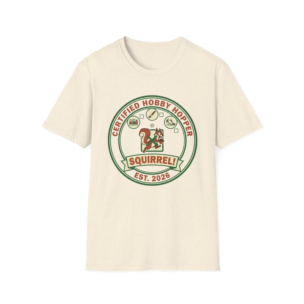 Squirrel Certified Hobby Hopper T-Shirt