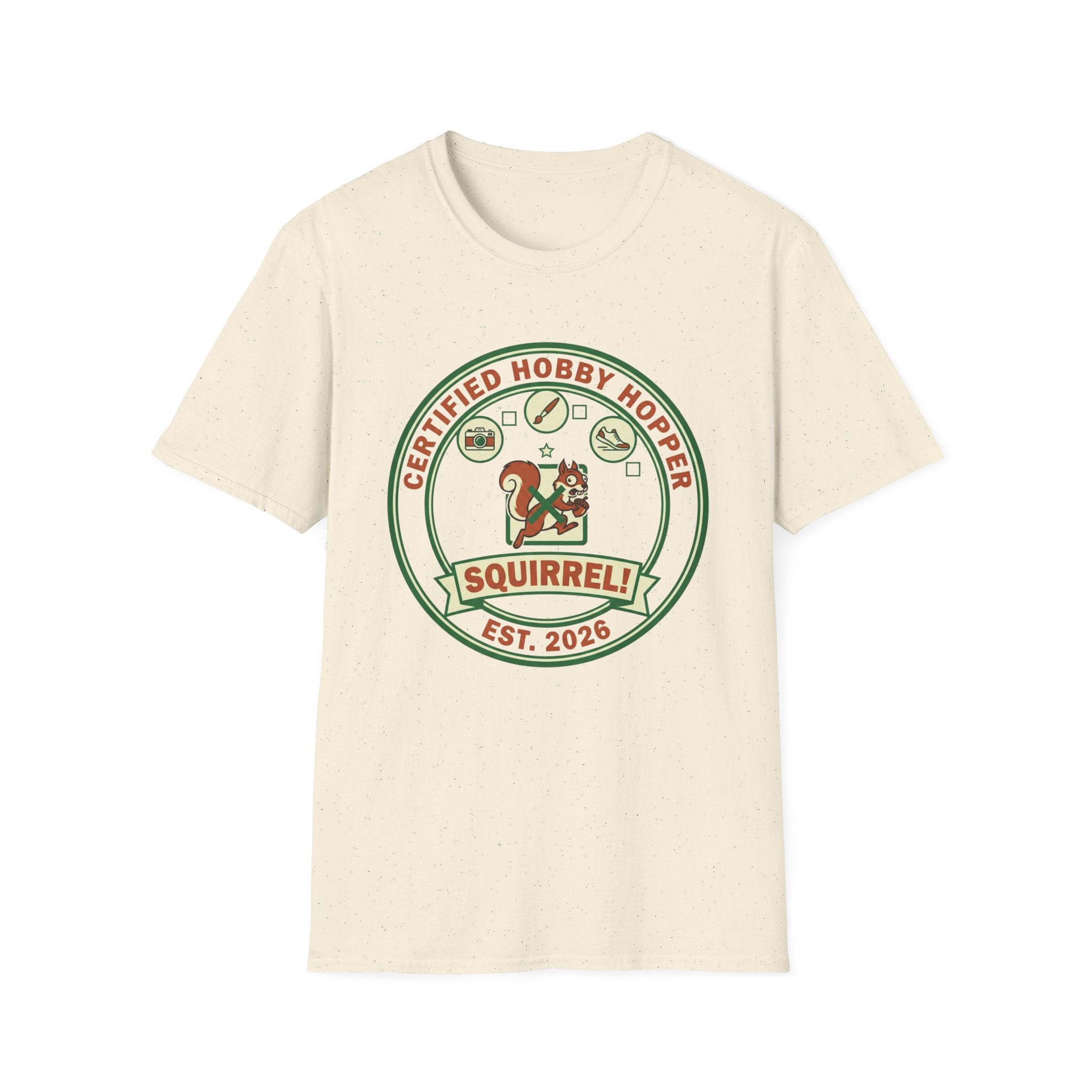 Squirrel Certified Hobby Hopper T-Shirt