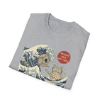 Cat Wave Measure Once Quit Twice T-Shirt
