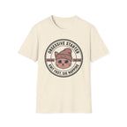 Cat Stamp Knit Fast Die Napping T-Shirt