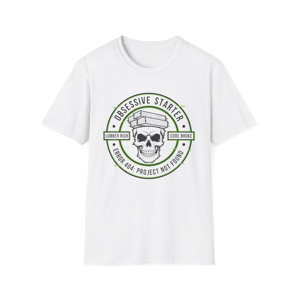 Skull Stamp 404 Project Not Found T-Shirt