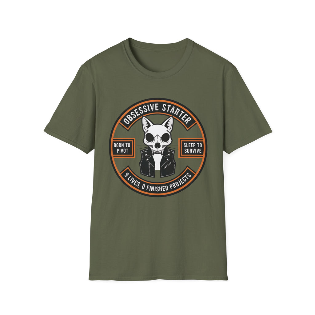Cat Nine Lives Zero Finished Projects T-Shirt