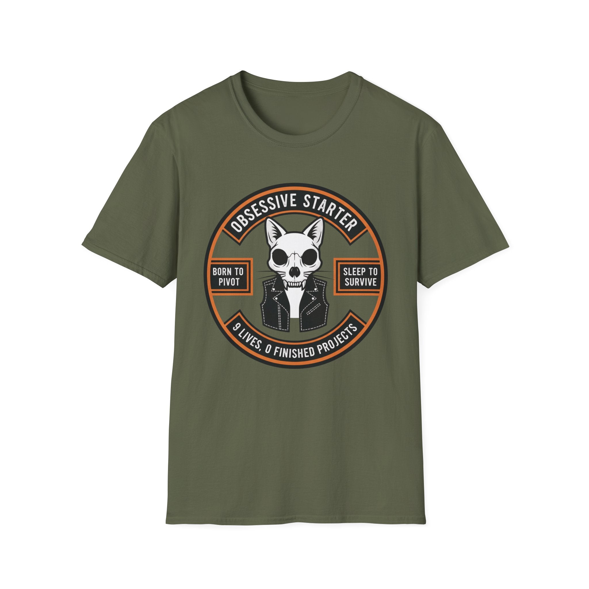 Cat Nine Lives Zero Finished Projects T-Shirt