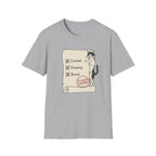 Cat Crochet Drawing Bread Exploring T-Shirt