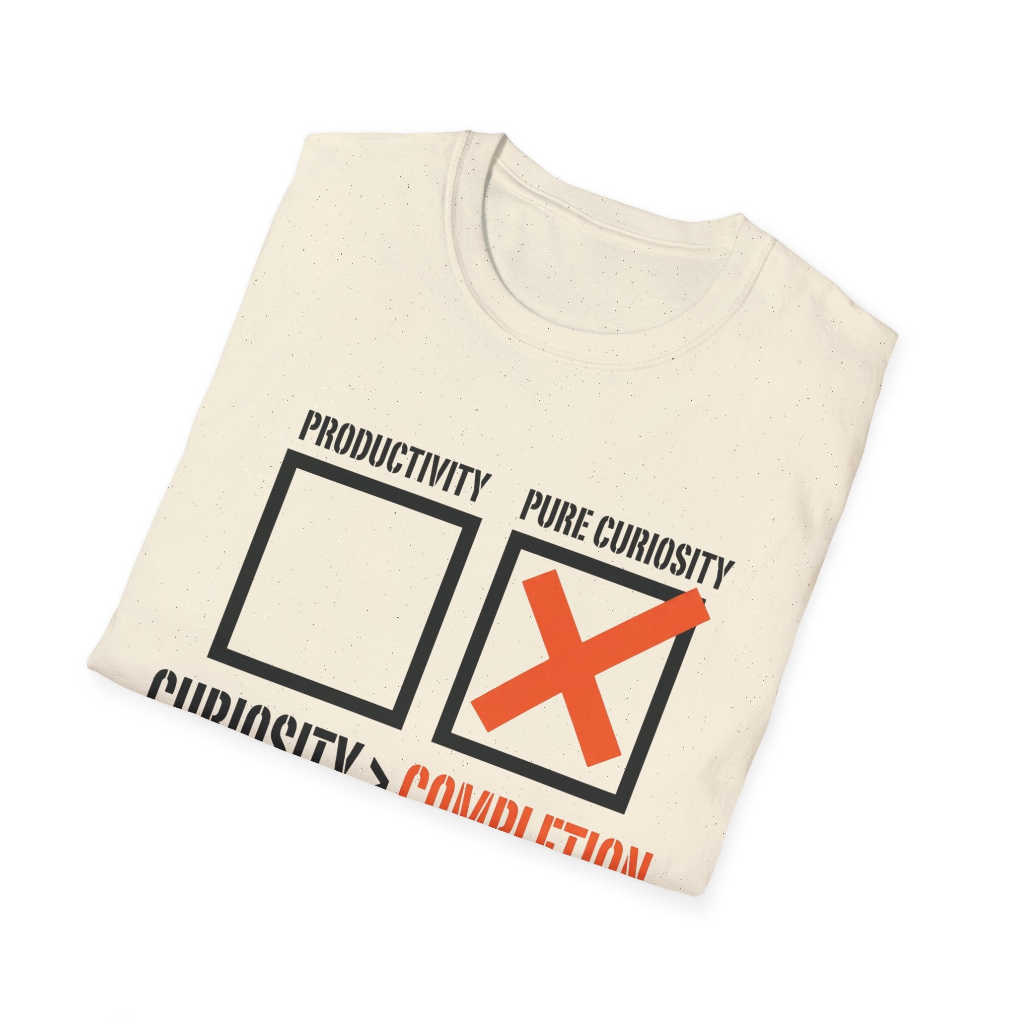 Productivity Pure Curiosity Completion T-Shirt