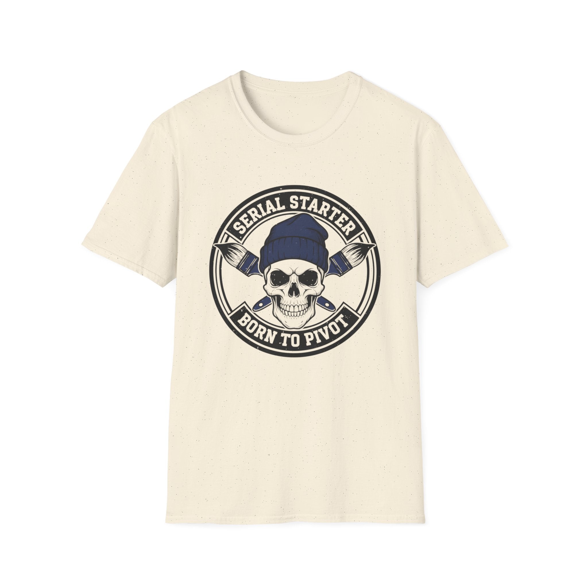 Skull Serial Starter Born To Pivot T-Shirt