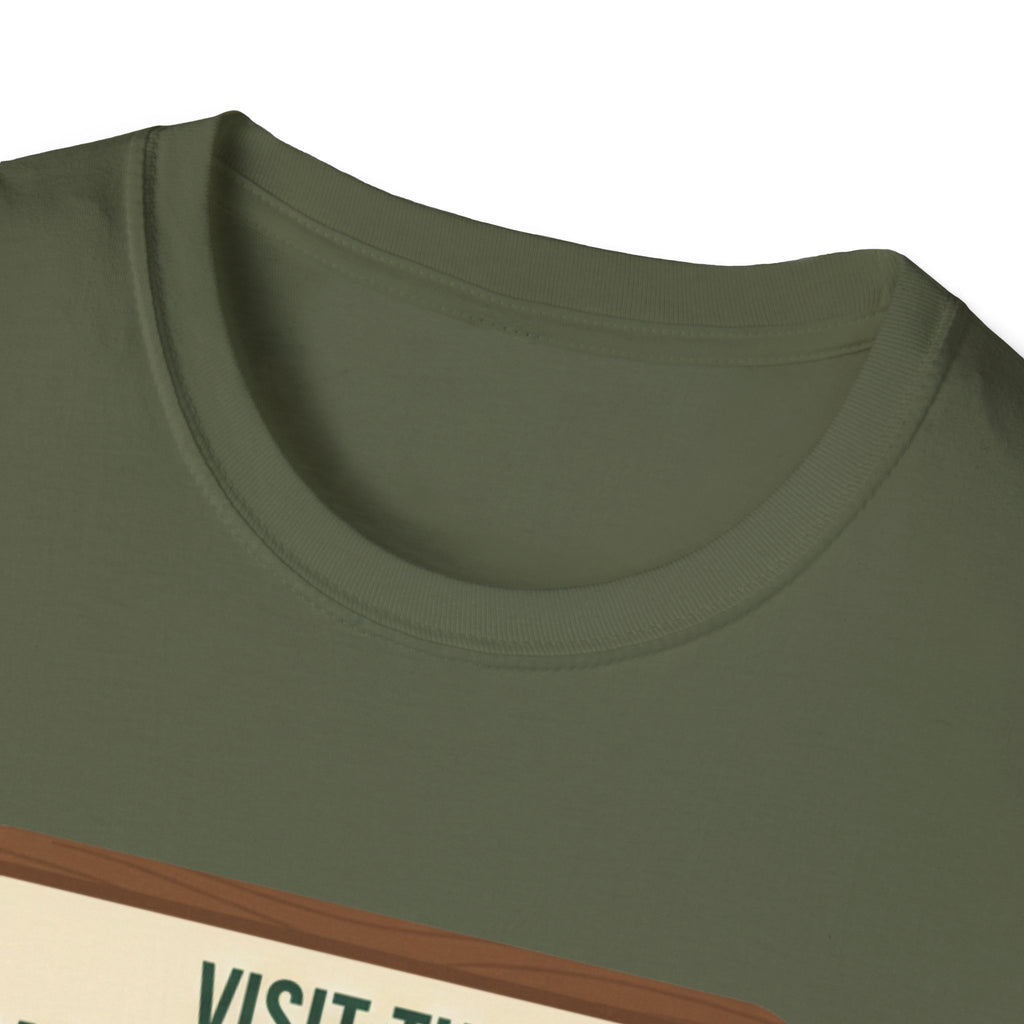 Plaque Visit Sawdust Sanctuary T-Shirt