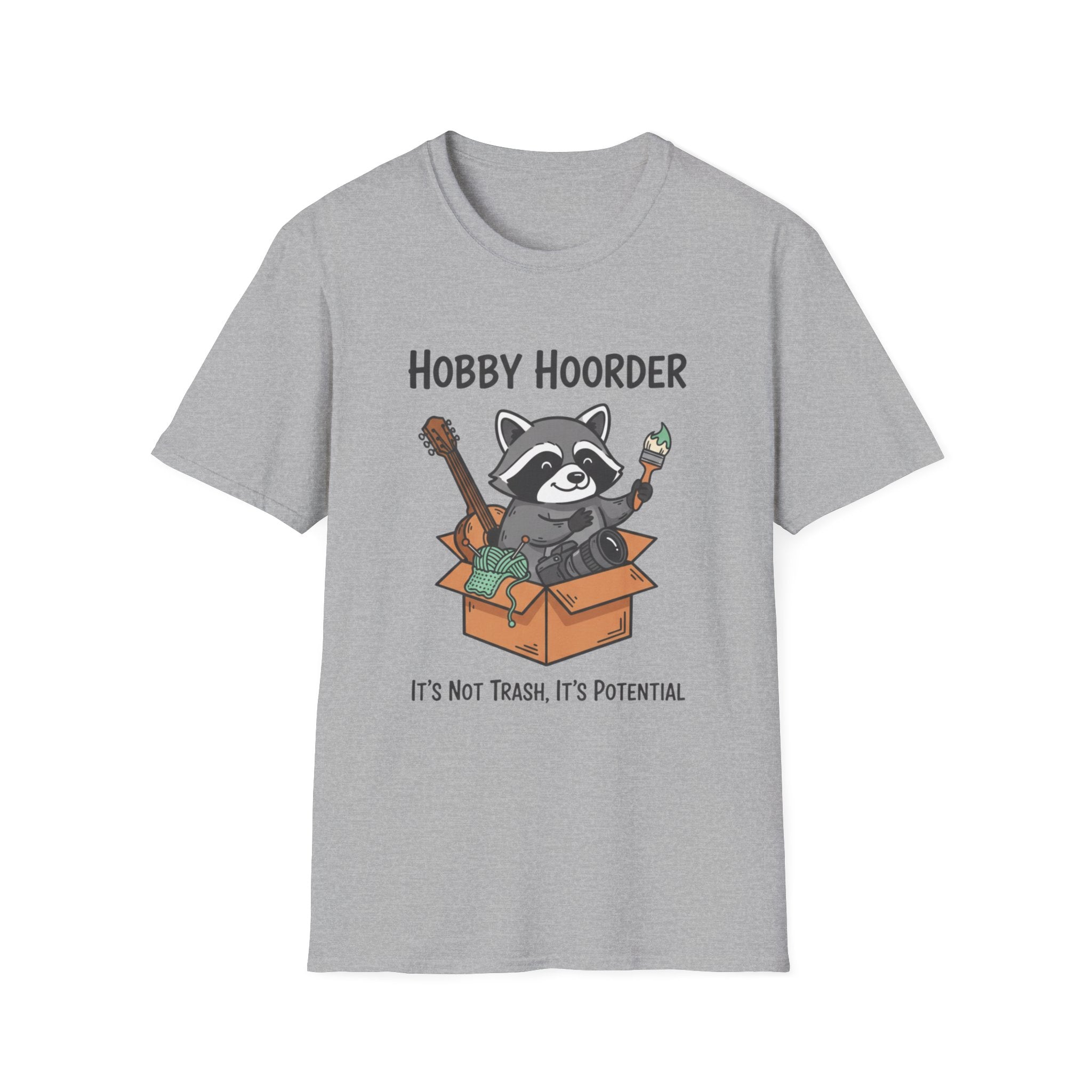 Raccoon Hobby Hoarder Not Trash Its Potential T-Shirt