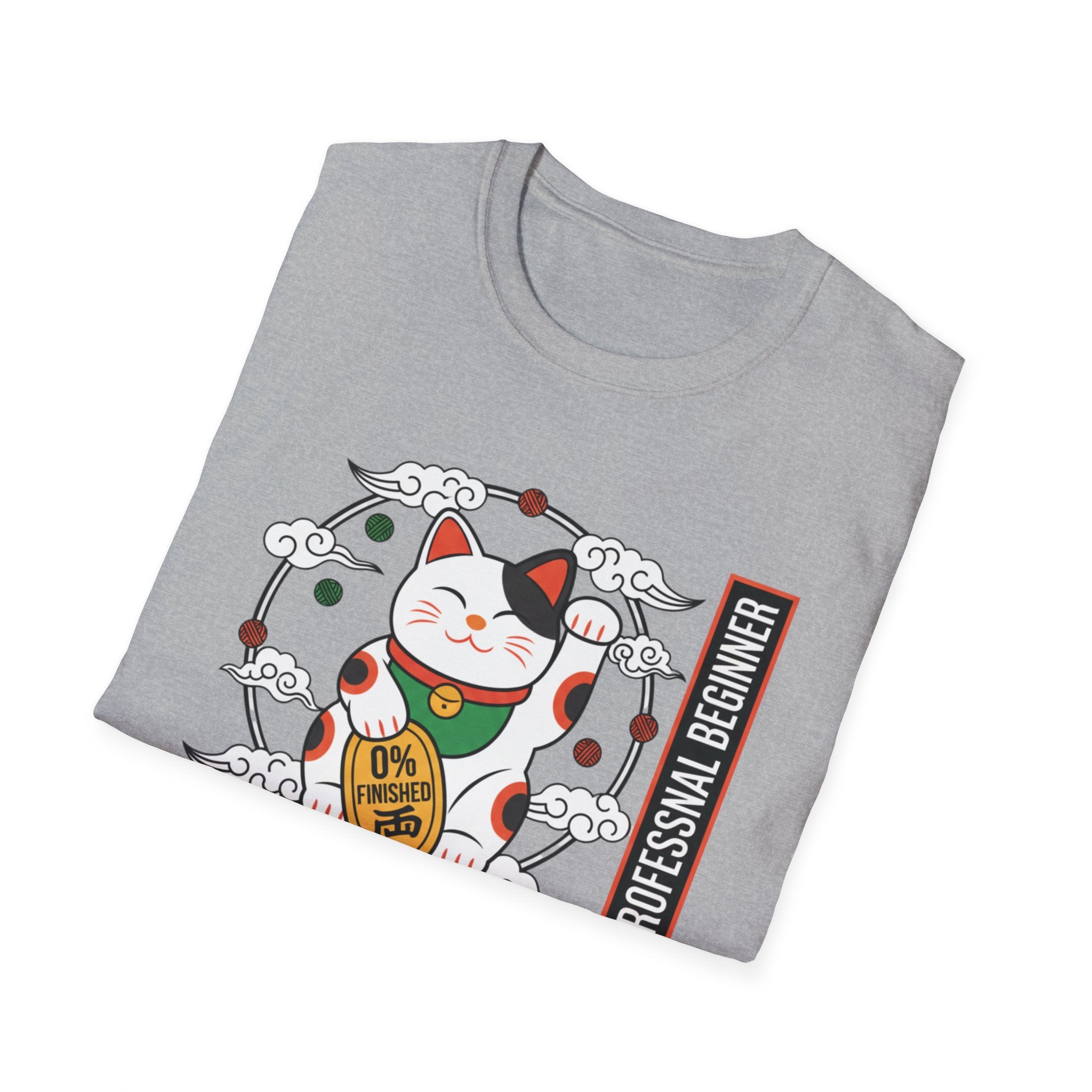 Japanese Cat Professional Beginner T-Shirt
