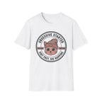 Cat Stamp Knit Fast Die Napping T-Shirt