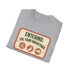 Plaque Entering The Yarn Graveyard T-Shirt