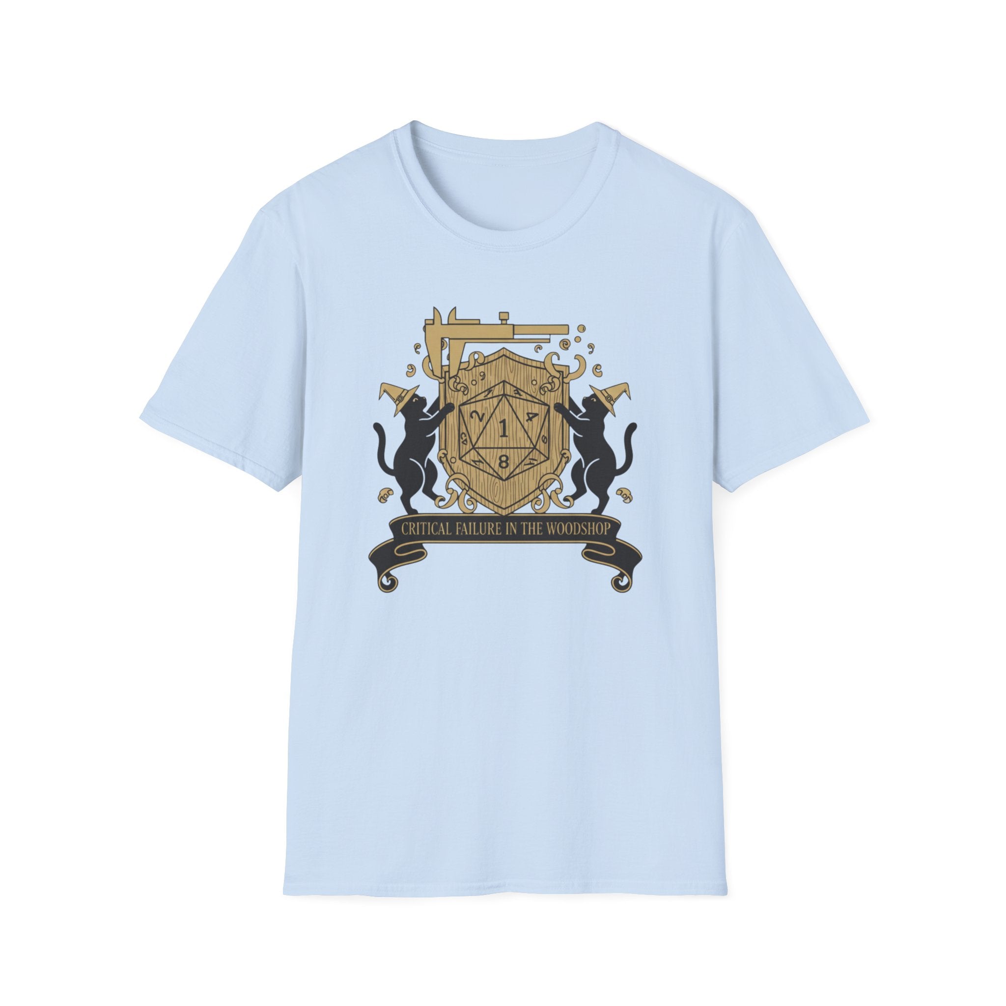 Cats Critical Failure In The Woodshop T-Shirt