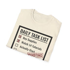 Checklist Daily Task List Pivoting T-Shirt