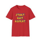 Start Quit Repeat Groovy T-Shirt