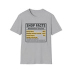 Nutrition Facts Shop Facts T-Shirt