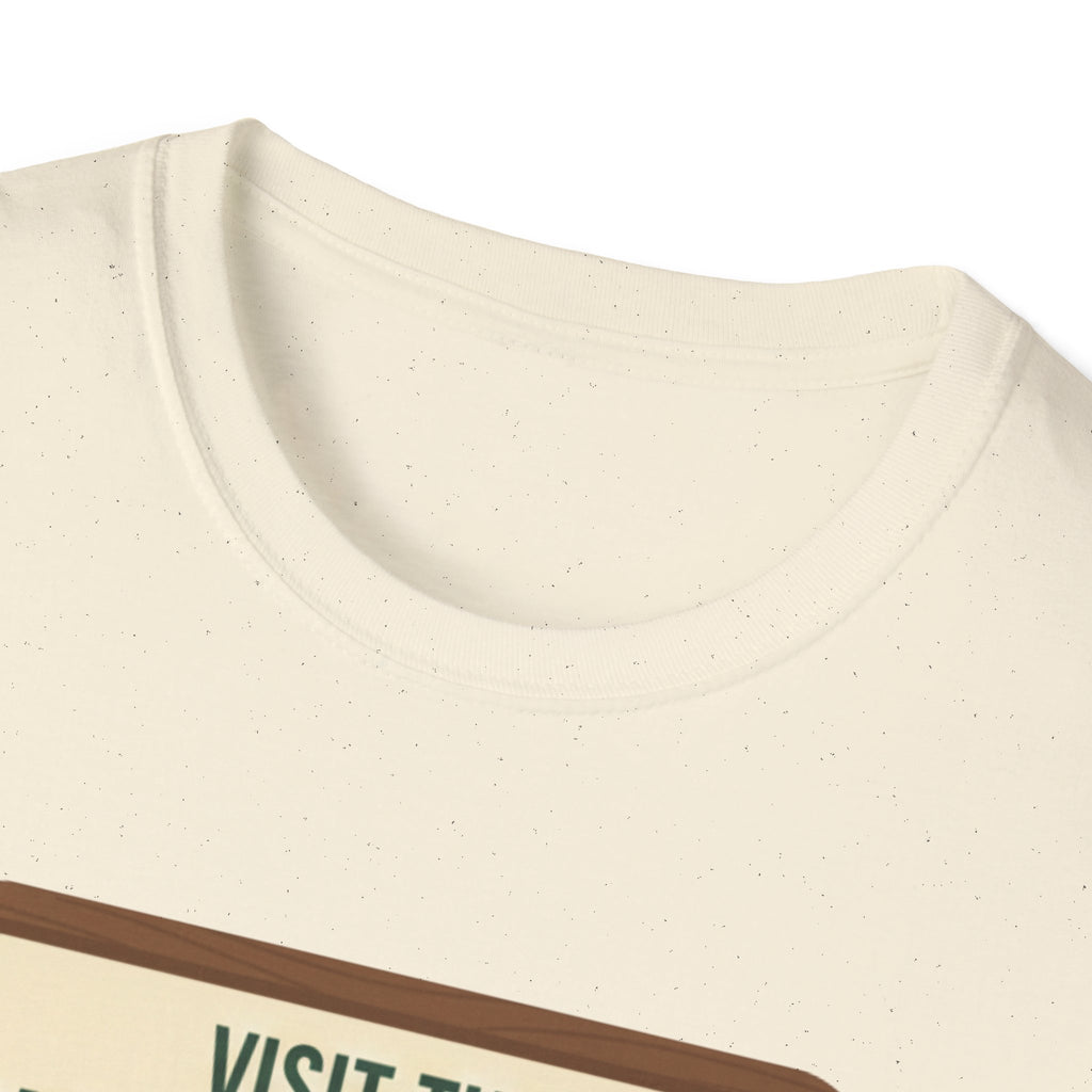 Plaque Visit Sawdust Sanctuary T-Shirt