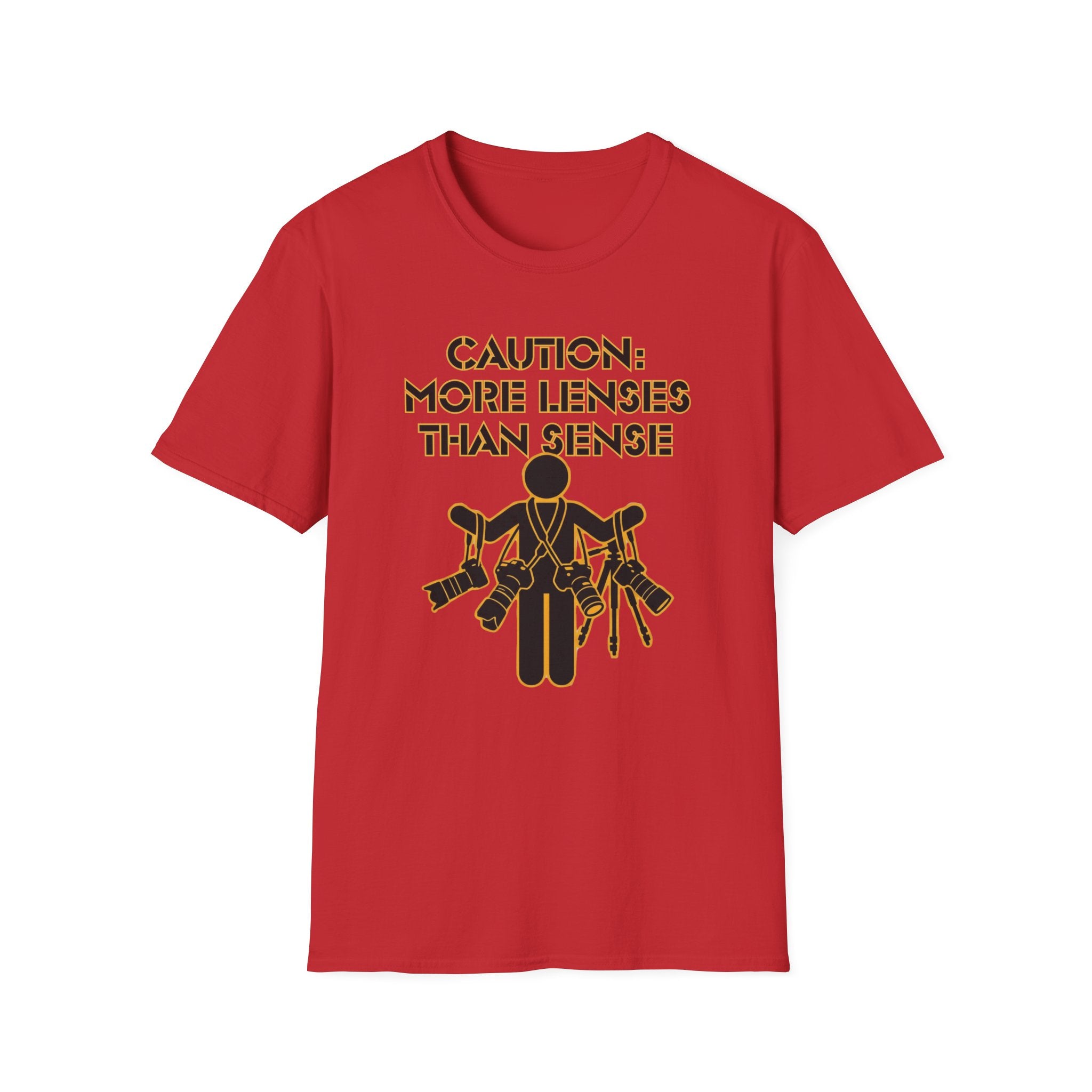Caution More Lenses Than Sense T-Shirt