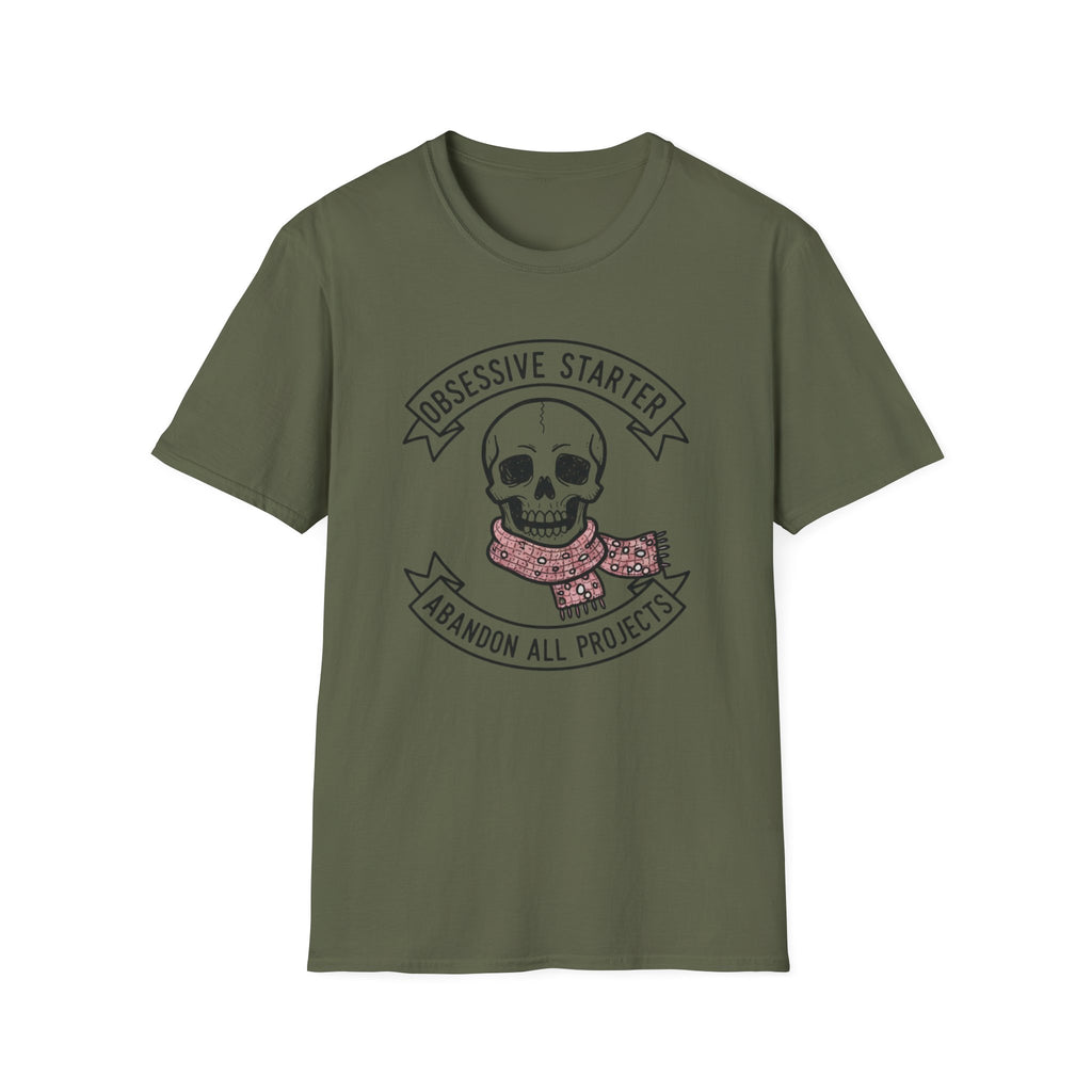 Skull Abandon All Projects T-Shirt