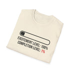 Progress Bar Excitement Level T-Shirt