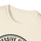 Cat Stamp Knit Fast Die Napping T-Shirt