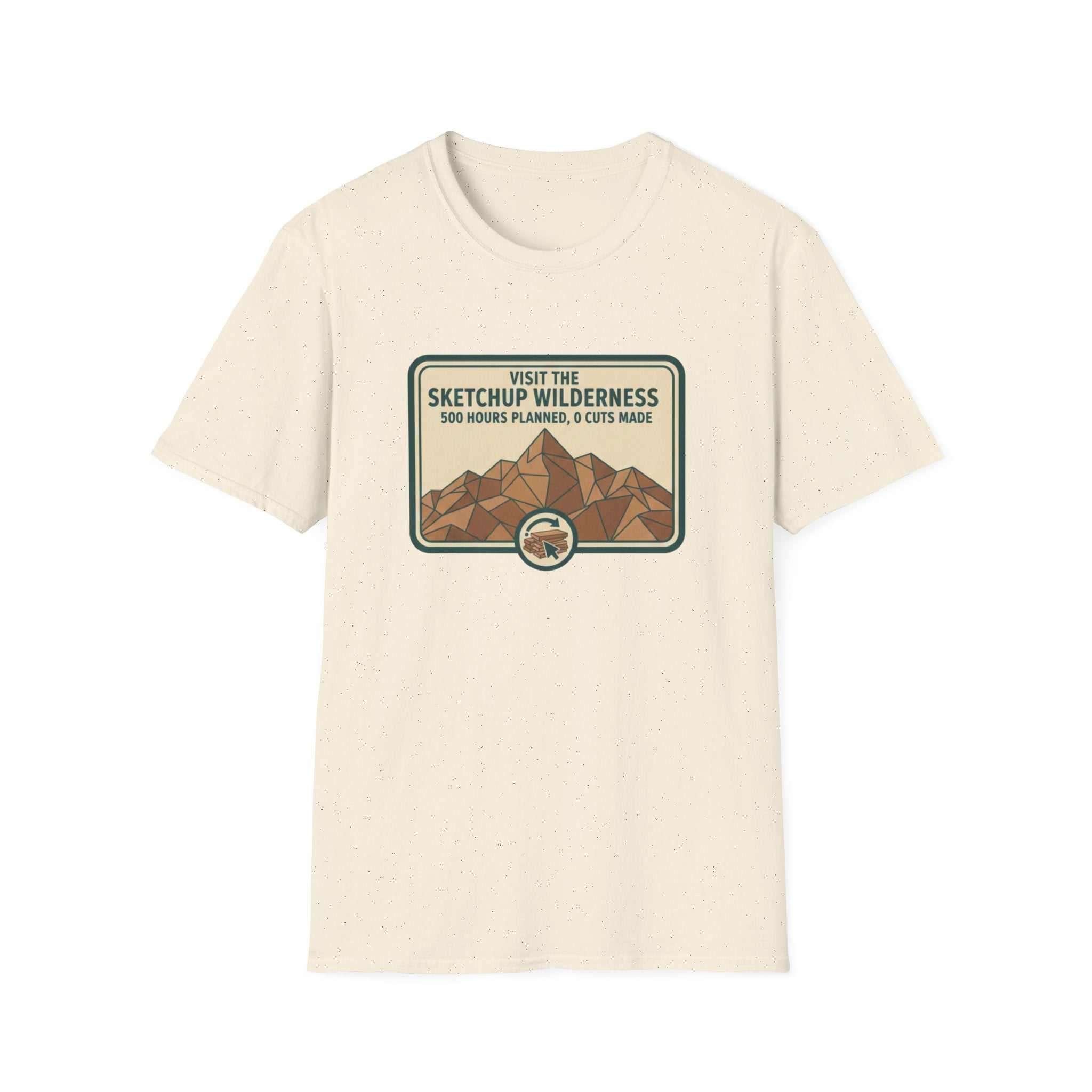 Plaque Visit The Sketchup Wilderness T-Shirt