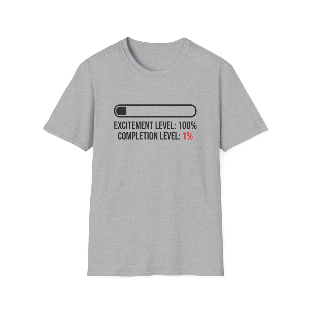 Progress Bar Excitement Level T-Shirt