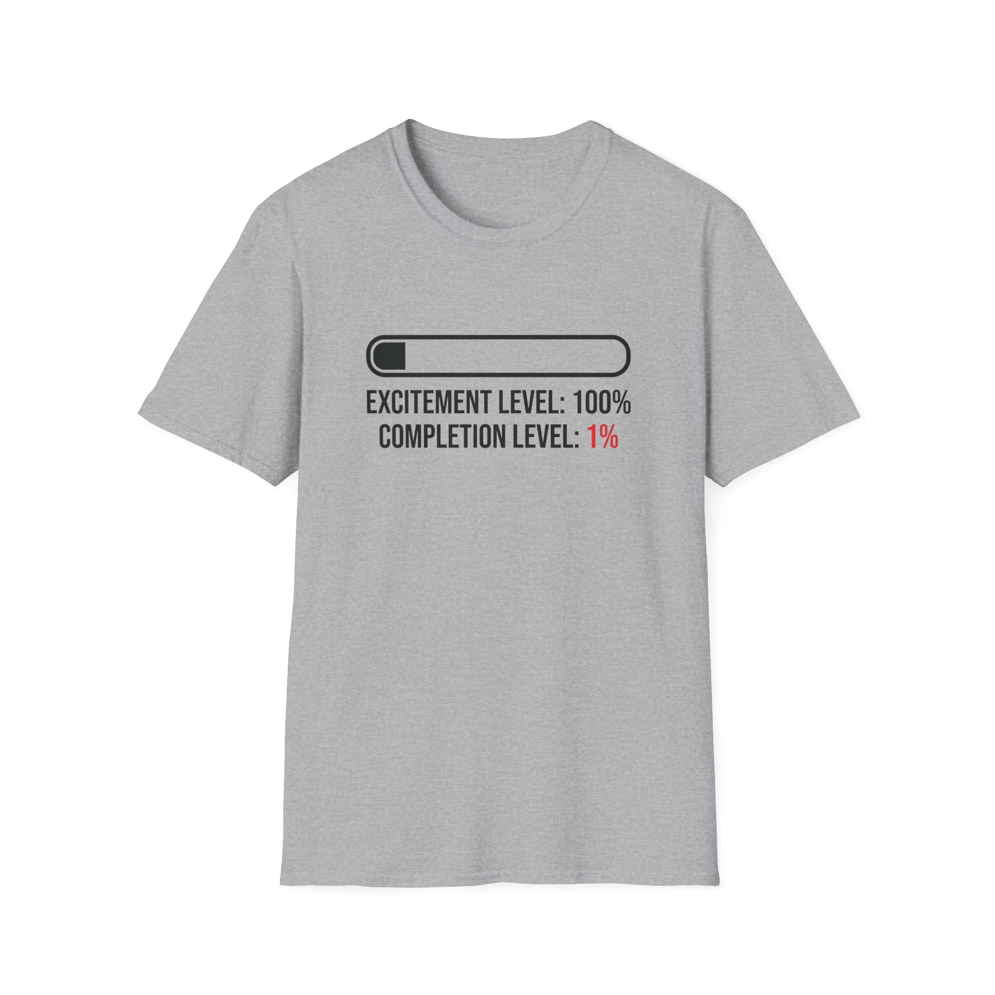 Progress Bar Excitement Level T-Shirt