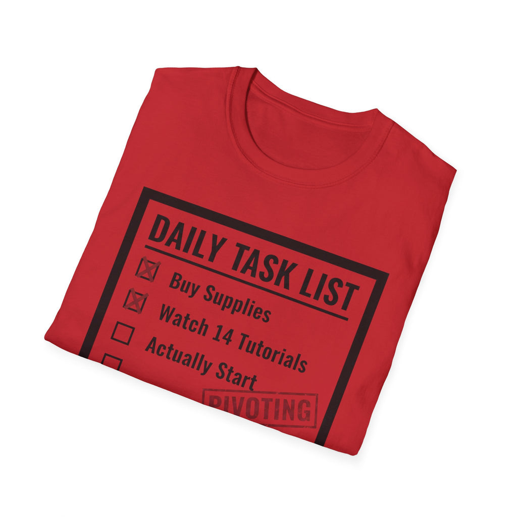Checklist Daily Task List Pivoting T-Shirt