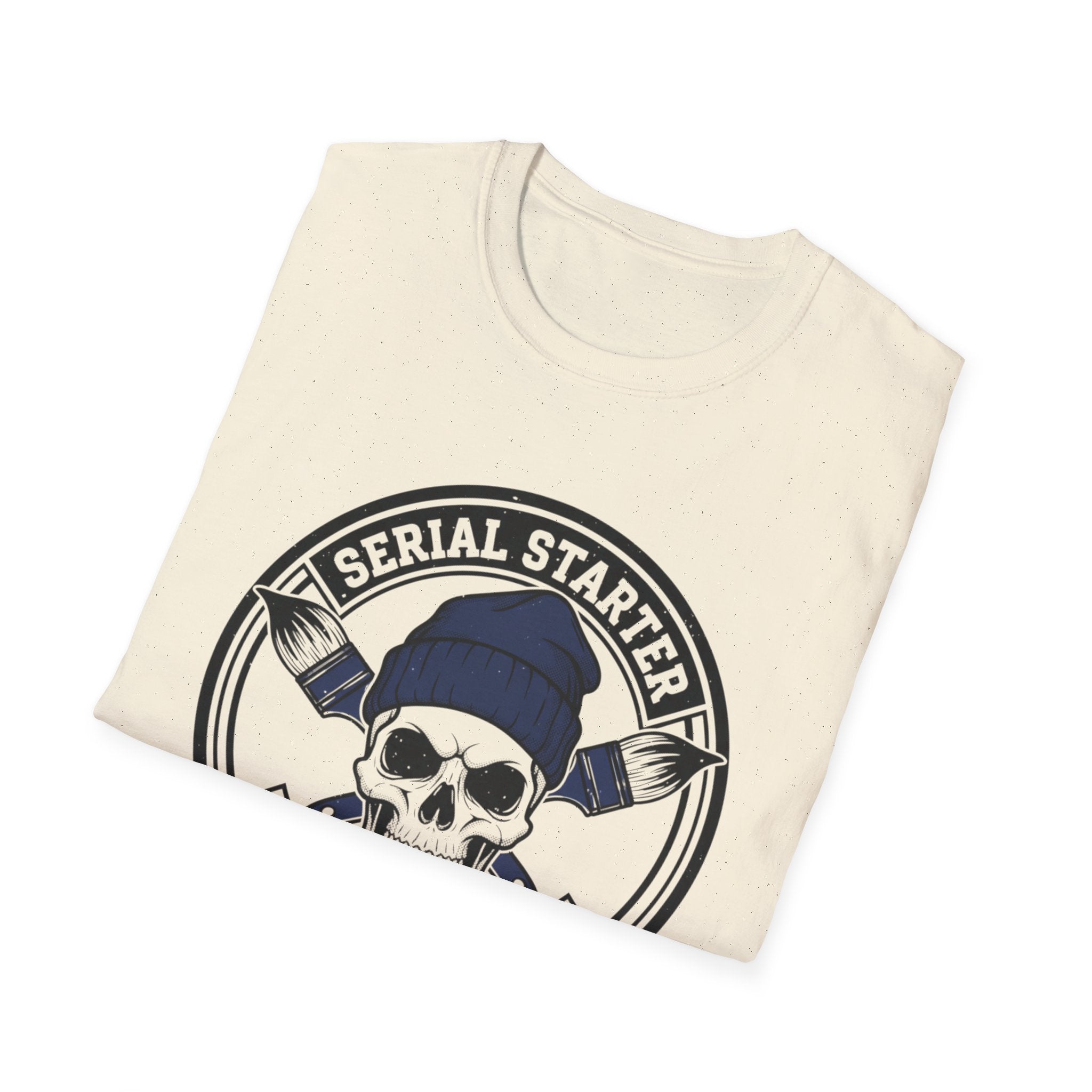 Skull Serial Starter Born To Pivot T-Shirt