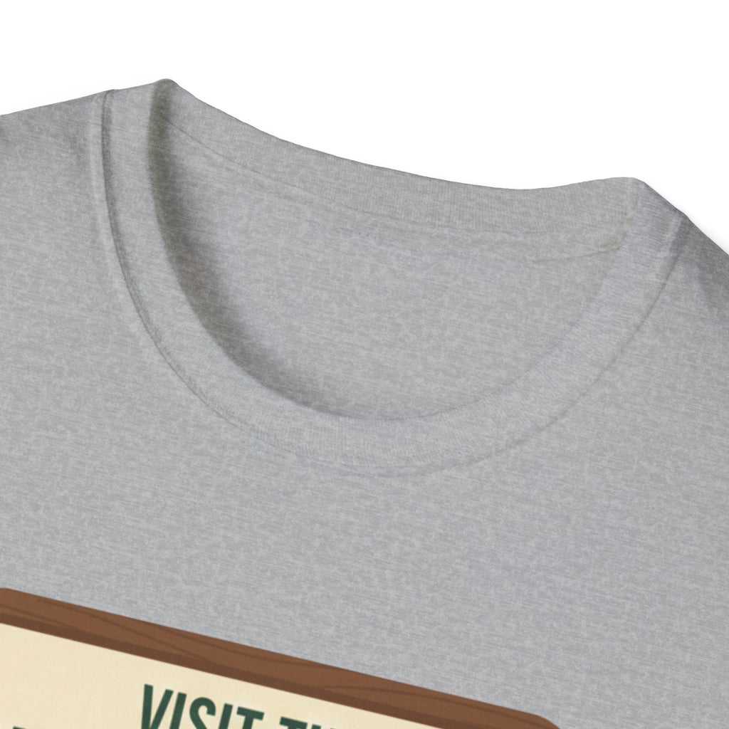 Plaque Visit Sawdust Sanctuary T-Shirt